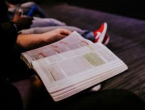 Children up to the age of 20 study the Bible in Sunday School